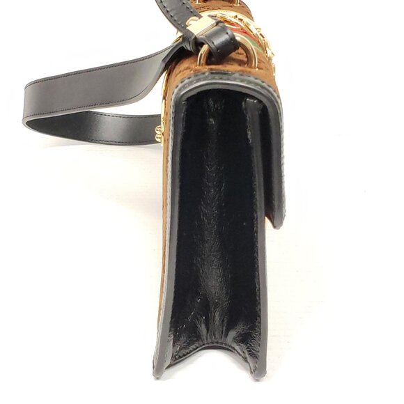 Authentic Gucci Sylvie GG Brown Shoulder Bag Luxury Designer Bag - Picture 4 of 16